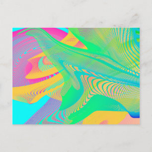 COLORS FLUO – フラクタルアート – ポストカード