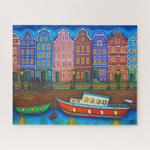Colors of Amsterdam by Lisa Lorenz Jigsawパズル ジグソーパズル