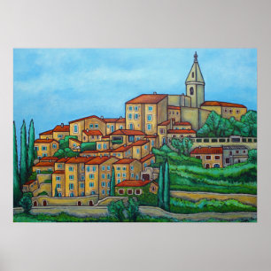 Colors of Crillon-le-Brave, Posterプリント28x20 ポスター