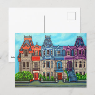 Colors of Montreal Postague By Lisa Lorenz ポストカード