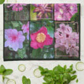 Colors of Nature - Pink Flowers キッチンタオル (折り畳み)