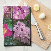 Colors of Nature - Pink Flowers キッチンタオル (四つ折り)