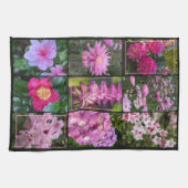 Colors of Nature - Pink Flowers キッチンタオル (横)