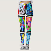 colors of poetry leggings レギンス (正面)