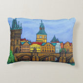 Colors of Prague Pillow by Lisa Lorenz アクセントクッション (裏面)