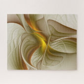 Colors of Precious Metals, Abstract Fractal Art ジグソーパズル (横)