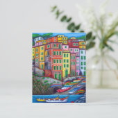 Colors of Riomaggiore, Cinque Terre Post Card ポストカード (スタンド正面)