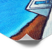 Colors of Santoriniプリント by Lisa Lorenz ポスター (角)