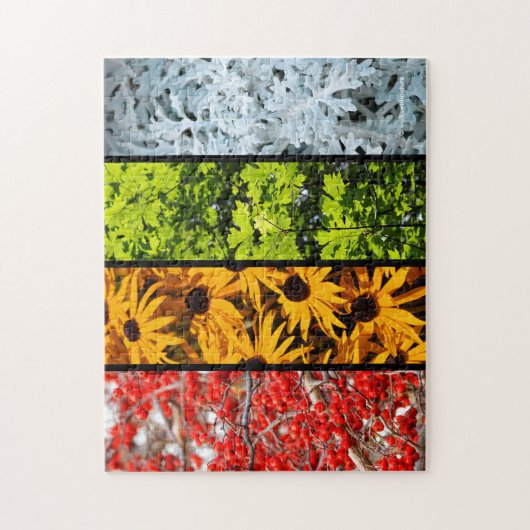 Colors of the Changing Seasons Quadriptych ジグソーパズル (縦)