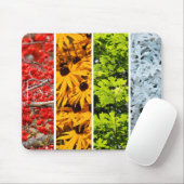 Colors of the Changing Seasons Quadriptych マウスパッド (マウス)
