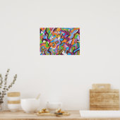 "Colorscape" 19x13 ポスター (キッチン)