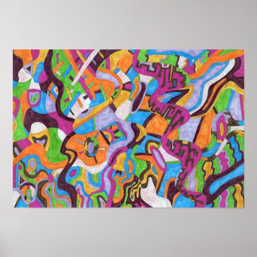 "Colorscape" 19x13 ポスター (正面)