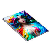 Colorsplash Anime Girl #1ポスター ノートブック (右側)