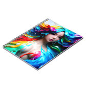 Colorsplash Anime Girl #1ポスター ノートブック (左側)