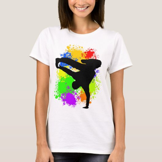 Colorsplash breakdancer Tシャツ (正面)