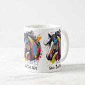 Colorsplash Horse 1 コーヒーマグカップ (正面右)