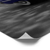 Colorsplash Woman 1950のBuick Roadmaster Car Auto ポスター (角)