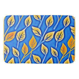 ColorVista鮮やかの葉パターン バスマット