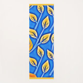 ColorVista鮮やかの葉パターン ヨガマット (正面)