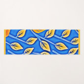 ColorVista鮮やかの葉パターン ヨガマット (正面(横))