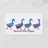 Colorwashedのガチョウ 名刺 (裏面)