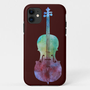 Colorwashedのチェロ iPhone 11 ケース