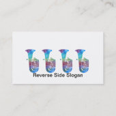 Colorwashedのテューバ 名刺 (裏面)