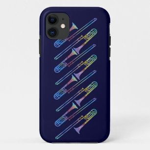Colorwashedのトロンボーン iPhone 11 ケース
