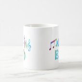 Colorwashedのマーチングバンド コーヒーマグカップ (中央)