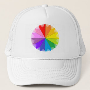 Colorwheelの虹のギフト キャップ