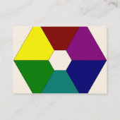 colorwheel、1の住所1の住所2の接触1、… 名刺 (裏面)