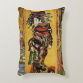 Colosan Oiran 日本の by Vincent vanゴッホ アクセントクッション (正面(垂直))