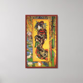 Colosan Oiran 日本の by Vincent vanゴッホ キャンバスプリント (正面)