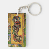 Colosan Oiran 日本の by Vincent vanゴッホ キーホルダー (裏面)