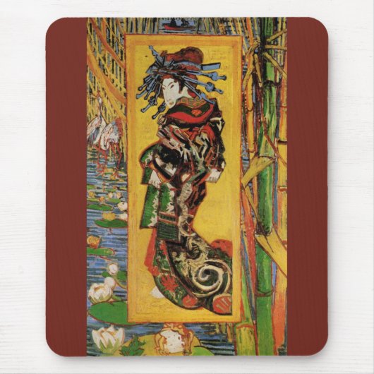 Colosan Oiran 日本の by Vincent vanゴッホ マウスパッド (正面)