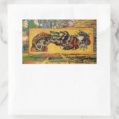 Colosan Oiran 日本の by Vincent vanゴッホ 長方形シール (バッグ)