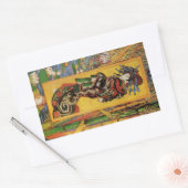 Colosan Oiran 日本の by Vincent vanゴッホ 長方形シール (封筒)