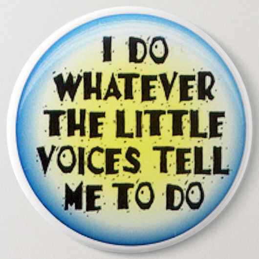 COLOSSAL、ユーモアのある6インチバックパックピンボタン 缶バッジ (正面)