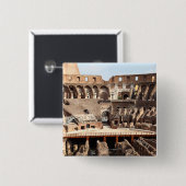 Colosseumかローマのコロシアム、最初に 缶バッジ (正面&裏面)