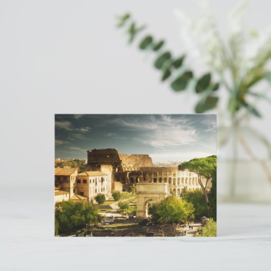 Colosseumの郵便はがきの点から見て永遠のローマ ポストカード (スタンド正面)