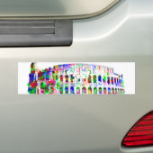 Colosseumローマの多彩な建築プロダクト バンパーステッカー (車上)