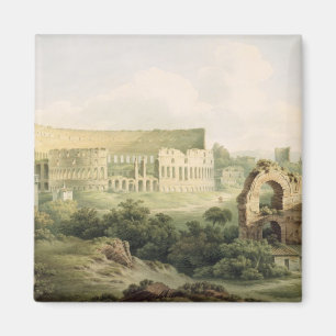 Colosseum、ローマ1802年(w/c woのグラファイトに マグネット