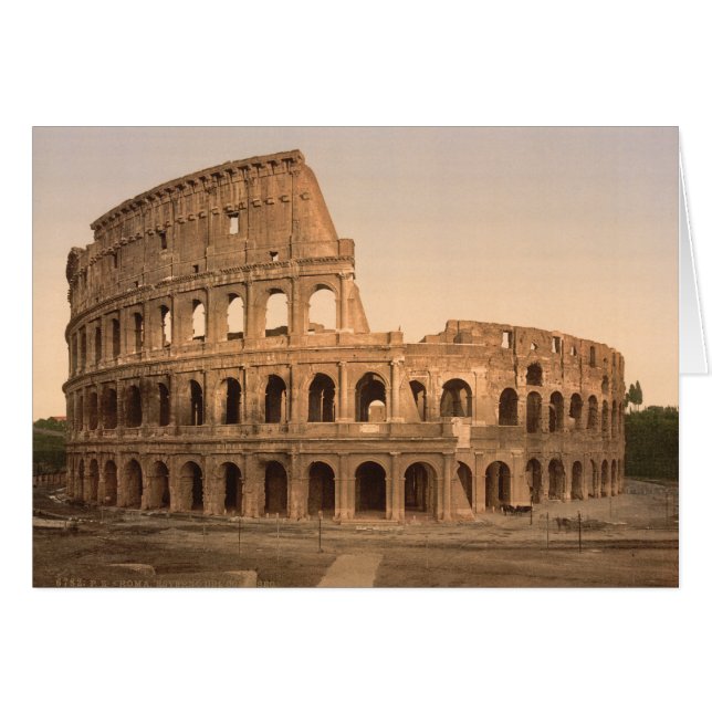 Colosseum、ローマ、イタリアの外面 (正面横)
