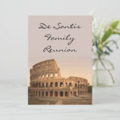 Colosseum、ローマ、イタリアの外面 招待状 (スタンド正面)