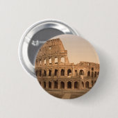 Colosseum、ローマ、イタリアの外面 缶バッジ (正面&裏面)