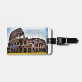 Colosseum、ローマ、イタリア ラゲッジタグ