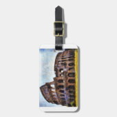 Colosseum、ローマ、イタリア ラゲッジタグ (正面縦)