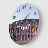 Colosseum -ローマ-イタリア ラージ壁時計 (傾斜)
