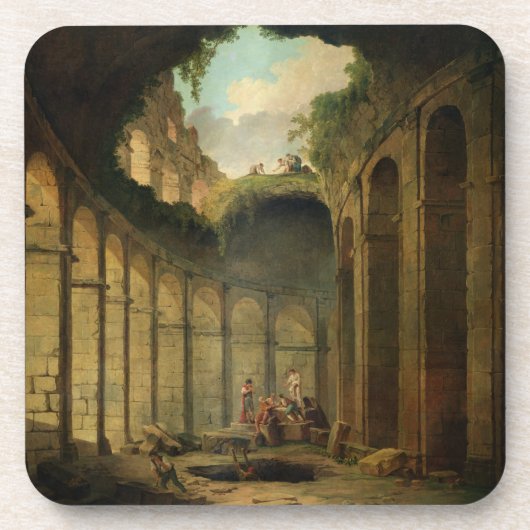 Colosseum、ローマ(キャンバスの油) コースター (正面)