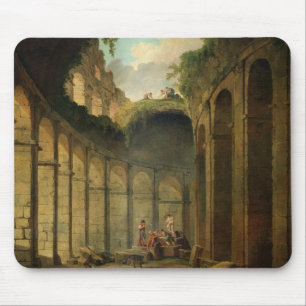 Colosseum、ローマ(キャンバスの油) マウスパッド